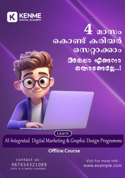 Best Digital Marketer in Calicut - work poster